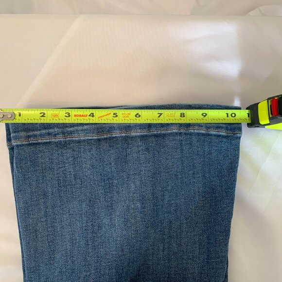 American Eagle Super High Rise Flare Size 10  Regular Jeans Y2K - Picture 7 of 10